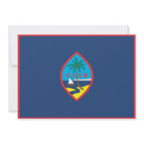 GUAM FLAG PERSONALIZED INVITATION