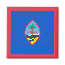 Guam Flag Refrigerator Magnet