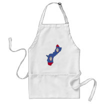 Guam flag map aprons