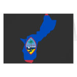 Guam Flag Map cards