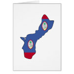 Guam flag map cards