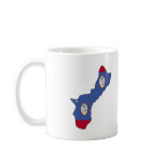 Guam flag map mugs
