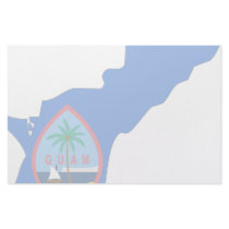 Guam Flag Map stationery