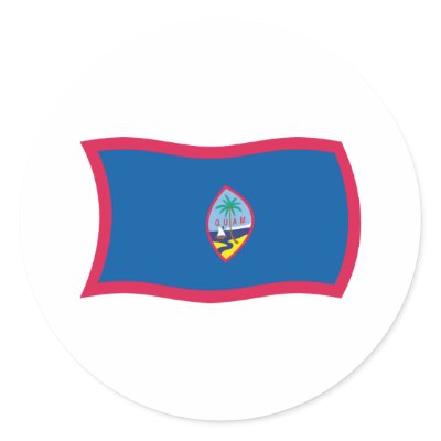 Guam Flag Sticker by livingflags