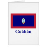 Guam Flag with Name in Chamorro cards