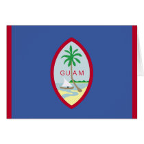 Guam High quality Flag Greeting Cards