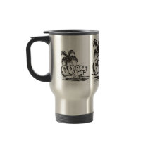 guam in black & white coffee mug