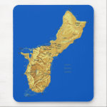 Guam Map Mousepad