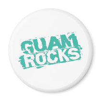 Guam Rocks Fridge Magnets