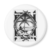 Guam seal clothing and accessories magnets