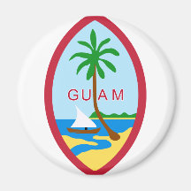 Guam Seal GU Fridge Magnet