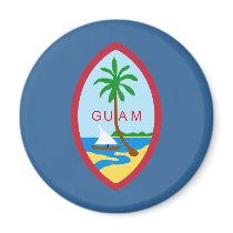 Guam Seal GU Refrigerator Magnets