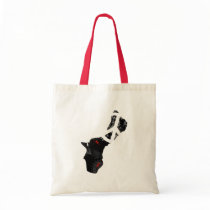 Guam Trendy Peace Sign with Guamanian map Canvas Bag