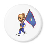 Guamanian Girl magnets