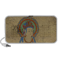 Guan Yin Buddha Doodle Speaker Crackle Backgr speakers