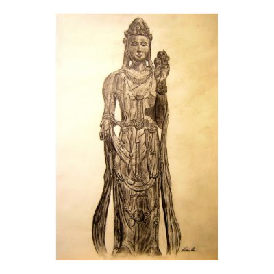 Guan Yin Poster by VWorks_Studios