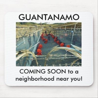GUANTANAMO-COMING SOON MOUSE PAD by uniquenclassy