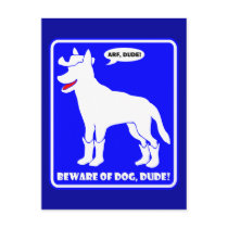 GUARD DOG-13 POSTCARD