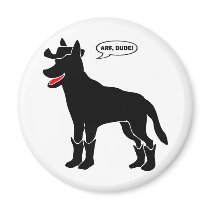 GUARD DOG-1 FRIDGE MAGNET