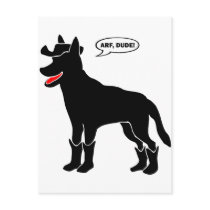 GUARD DOG-1 POSTCARD