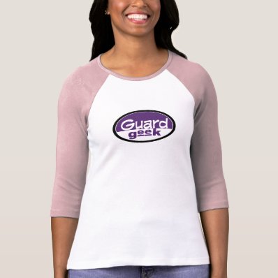 Guard Geek purple Tee Shirt