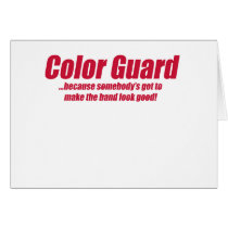 guard looks good greeting cards