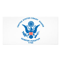 Guardacostas de Estados Unidos Tarjeta Fotográfica Personalizada
