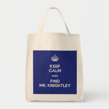 Guarde a Sr. tranquilo Knightley Emma Jane Austen  Bolsa