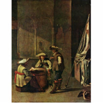 Guardhouse With Soldiers Playing Cards By Duck Jac Acrylic Cut Outs