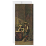 Guardhouse With Soldiers Playing Cards By Duck Jac Rack Card