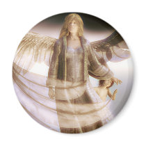 Guardian Angel and Child magnets