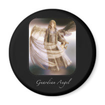 Guardian Angel and Child Magnets