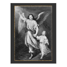 Guardian Angel And Child Postcard