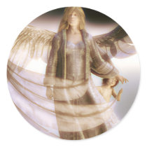 Guardian Angel and Child stickers by araven Guardian Angel and Child stickers