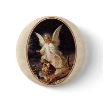 Guardian Angel Pinback Button
