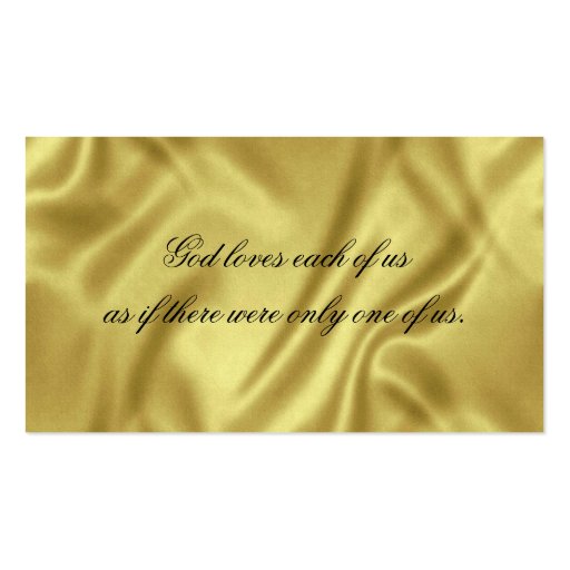 Guardian Angel Gift Tag Business Cards (back side)
