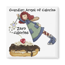 Guardian Angel of Calories by SRF Magnet