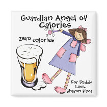 Guardian Angel of Calories by SRF Magnets