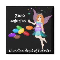 Guardian Angel of Calories by SRF Fridge Magnets