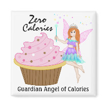 Guardian Angel of Calories by SRF Refrigerator Magnet