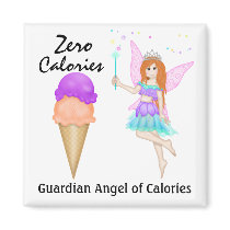 Guardian Angel of Calories by SRF Magnet