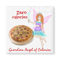 Guardian Angel of Calories by SRF Fridge Magnet
