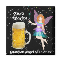 Guardian Angel of Calories by SRF Fridge Magnet