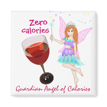 Guardian Angel of Calories by SRF Magnet