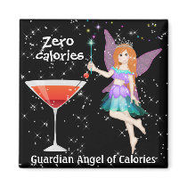 Guardian Angel of Calories by SRF Refrigerator Magnet