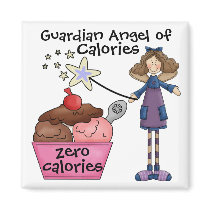 Guardian Angel of Calories by SRF Magnet