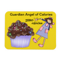 Guardian Angel of Calories - SRF Rectangle Magnets