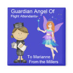 Guardian Angel of Flight Attendants by SRF Fridge Magnet