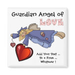Guardian Angel of Love by SRF Refrigerator Magnet