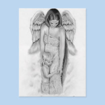 Guardian Angel Postcard postcards